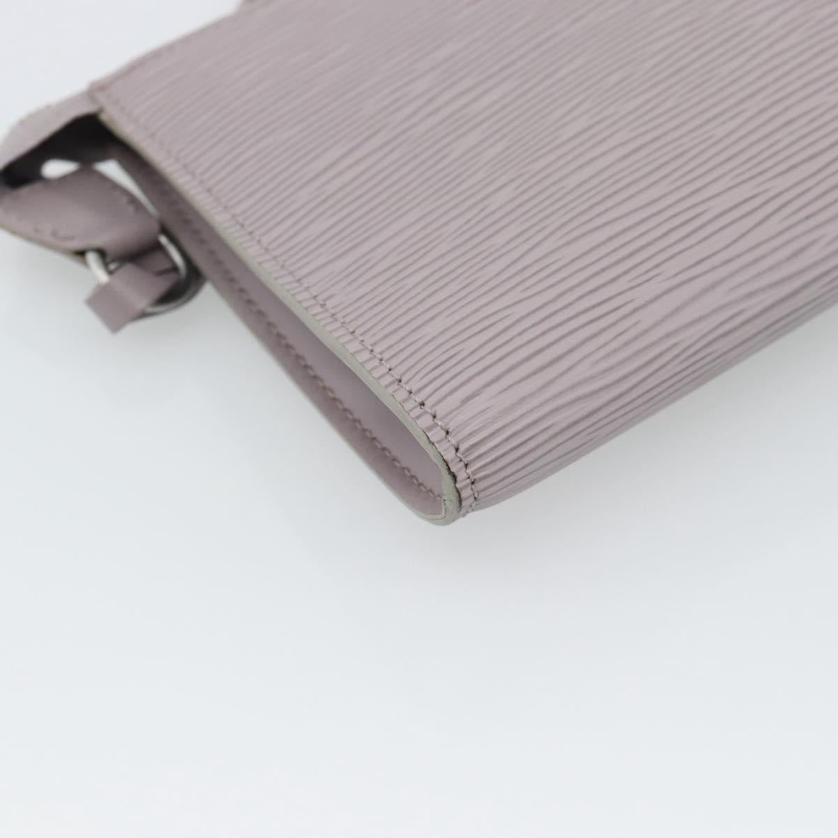 LOUIS VUITTON Epi Pochette Accessoires Accessory Pouch Lilac M52982 Auth ki6763V