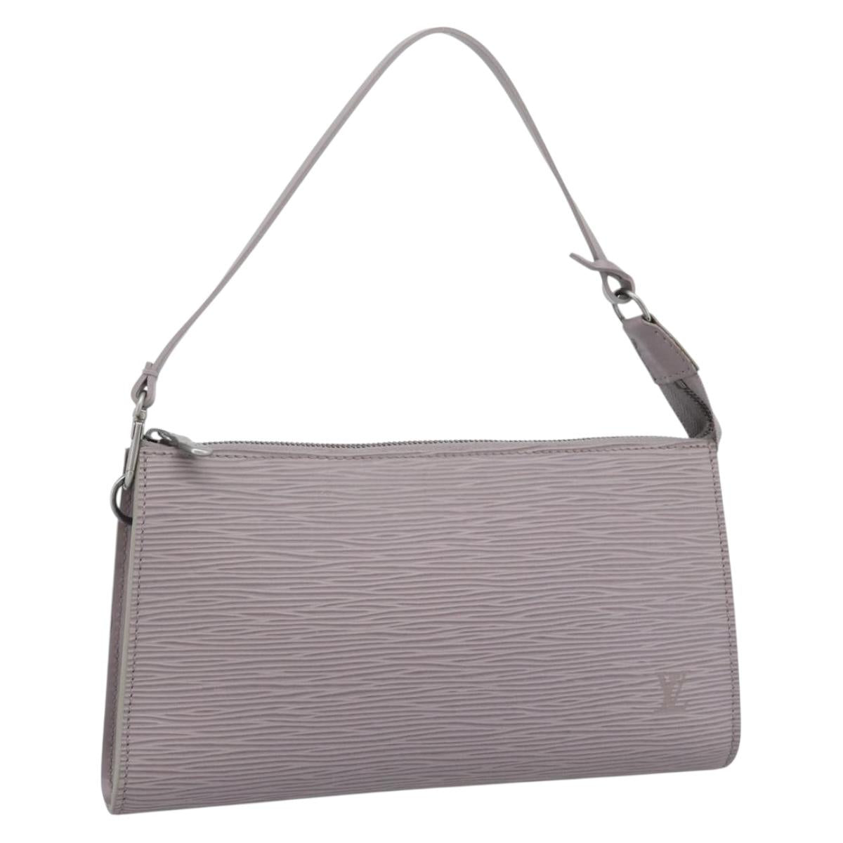 LOUIS VUITTON Epi Pochette Accessoires Accessory Pouch Lilac M52982 Auth ki6763V
