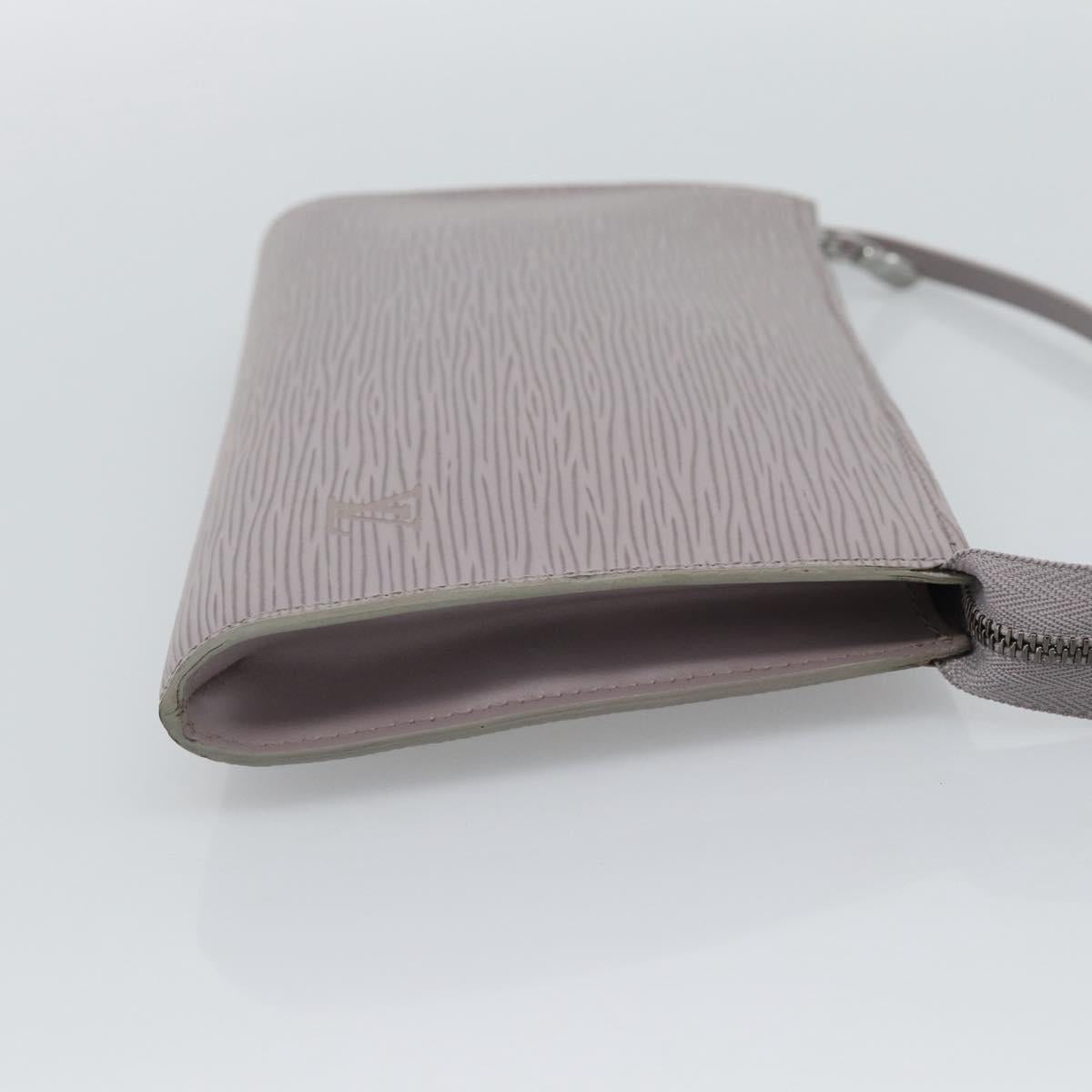 LOUIS VUITTON Epi Pochette Accessoires Accessory Pouch Lilac M52982 Auth ki6763V