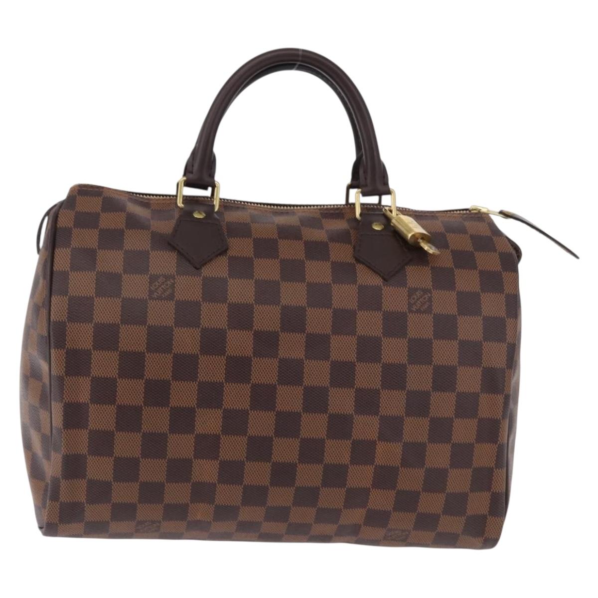 LOUIS VUITTON Damier Azur Speedy 30 Hand Bag N41533 LV Auth ki6764SAM