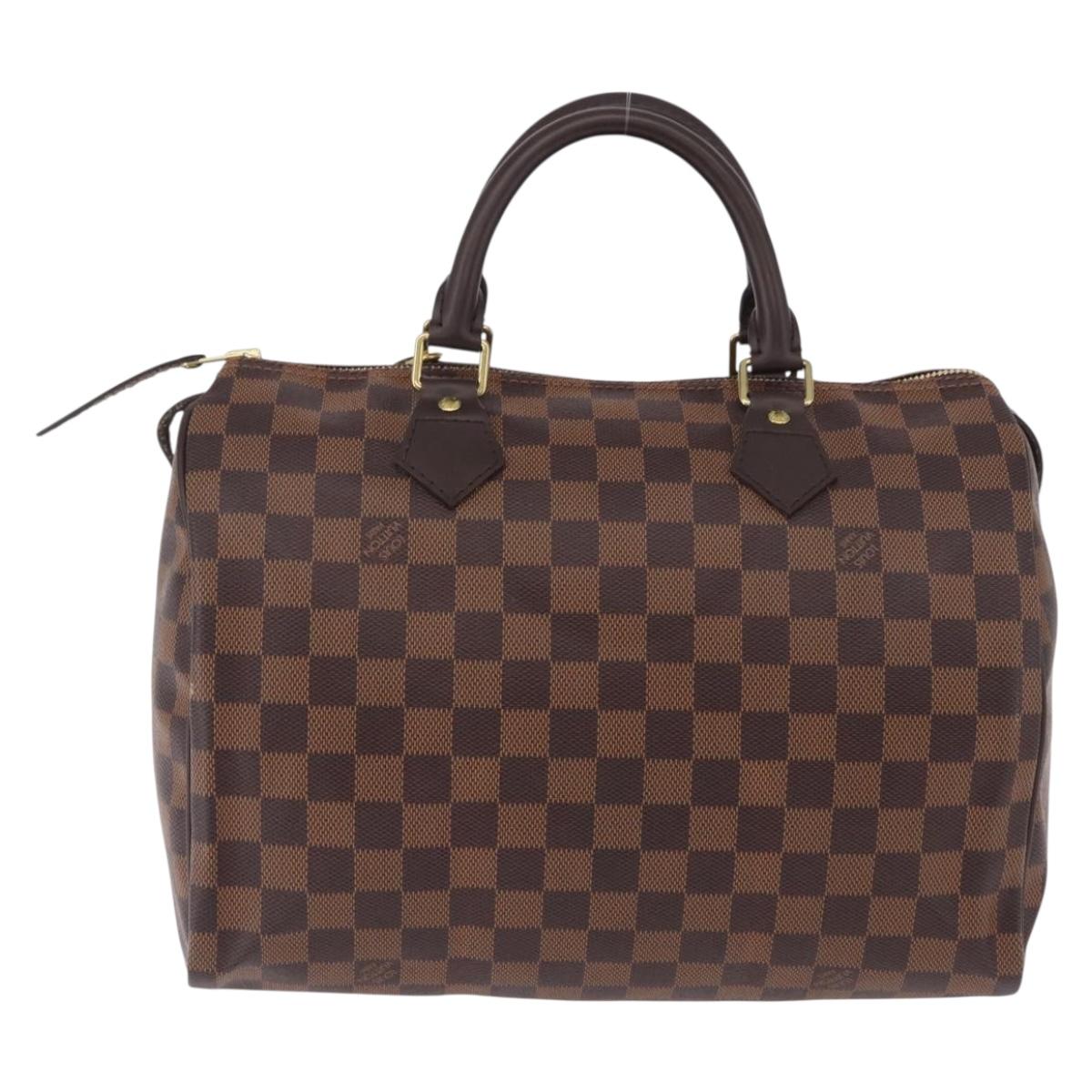 LOUIS VUITTON Damier Azur Speedy 30 Hand Bag N41533 LV Auth ki6764SAM