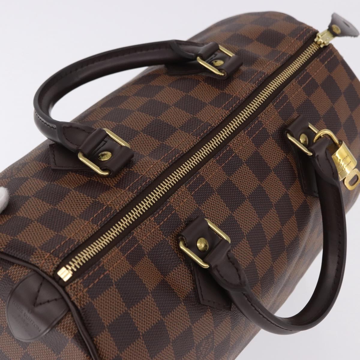 LOUIS VUITTON Damier Azur Speedy 30 Hand Bag N41533 LV Auth ki6764SAM