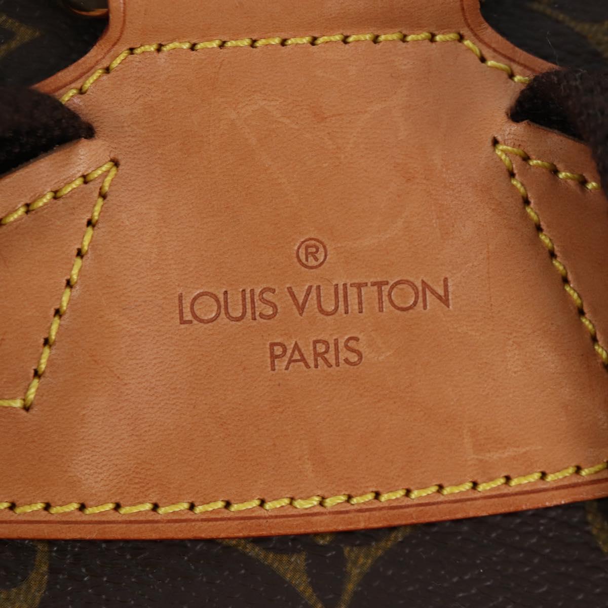 LOUIS VUITTON Monogram Montsouris GM Backpack M51135 LV Auth ki6770SAM