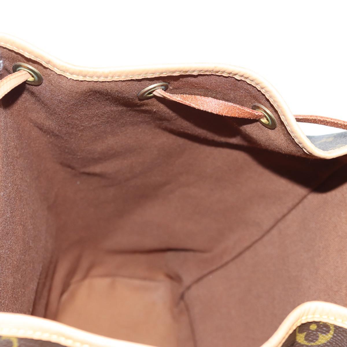 LOUIS VUITTON Monogram Montsouris GM Backpack M51135 LV Auth ki6770SAM