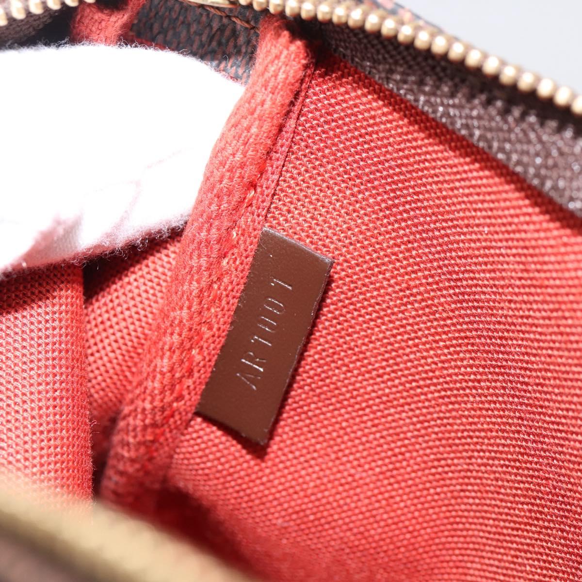 LOUIS VUITTON Damier Ebene Pochette Accessoires Pouch N41206 LV Auth ki6780V