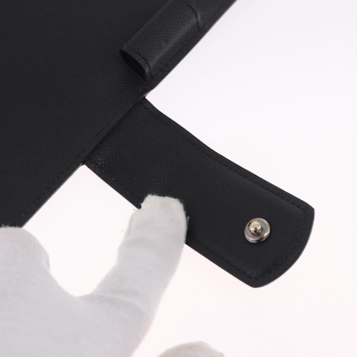 LOUIS VUITTON Epi Agenda GM Day Planner Cover Black R20212 LV Auth ki6783V