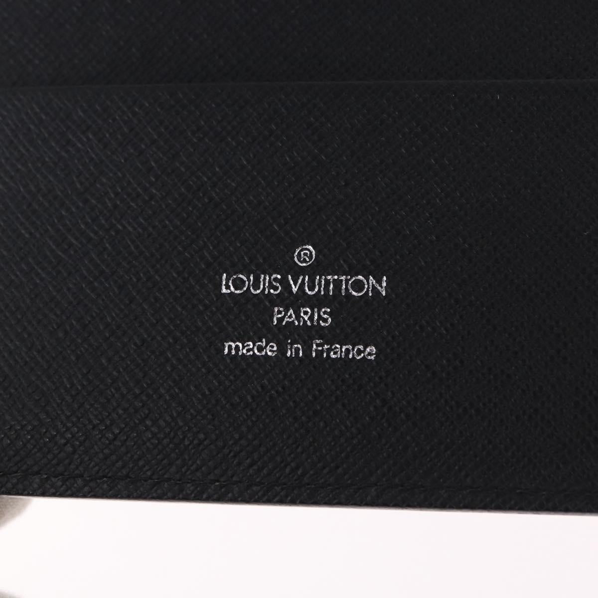 LOUIS VUITTON Epi Agenda GM Day Planner Cover Black R20212 LV Auth ki6783V