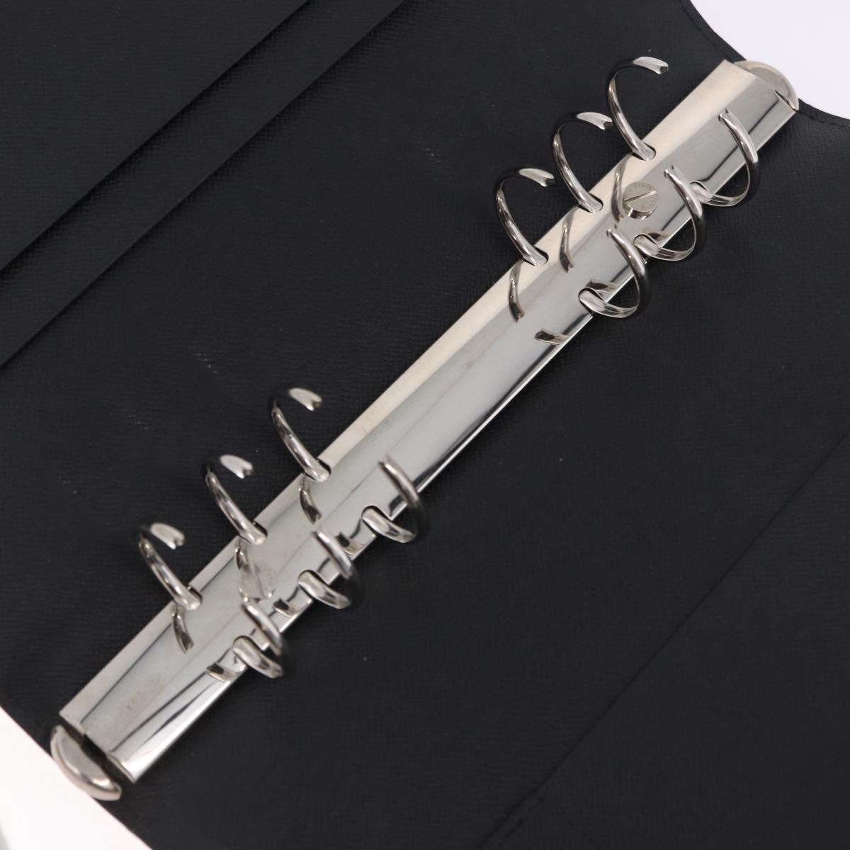 LOUIS VUITTON Epi Agenda GM Day Planner Cover Black R20212 LV Auth ki6783V