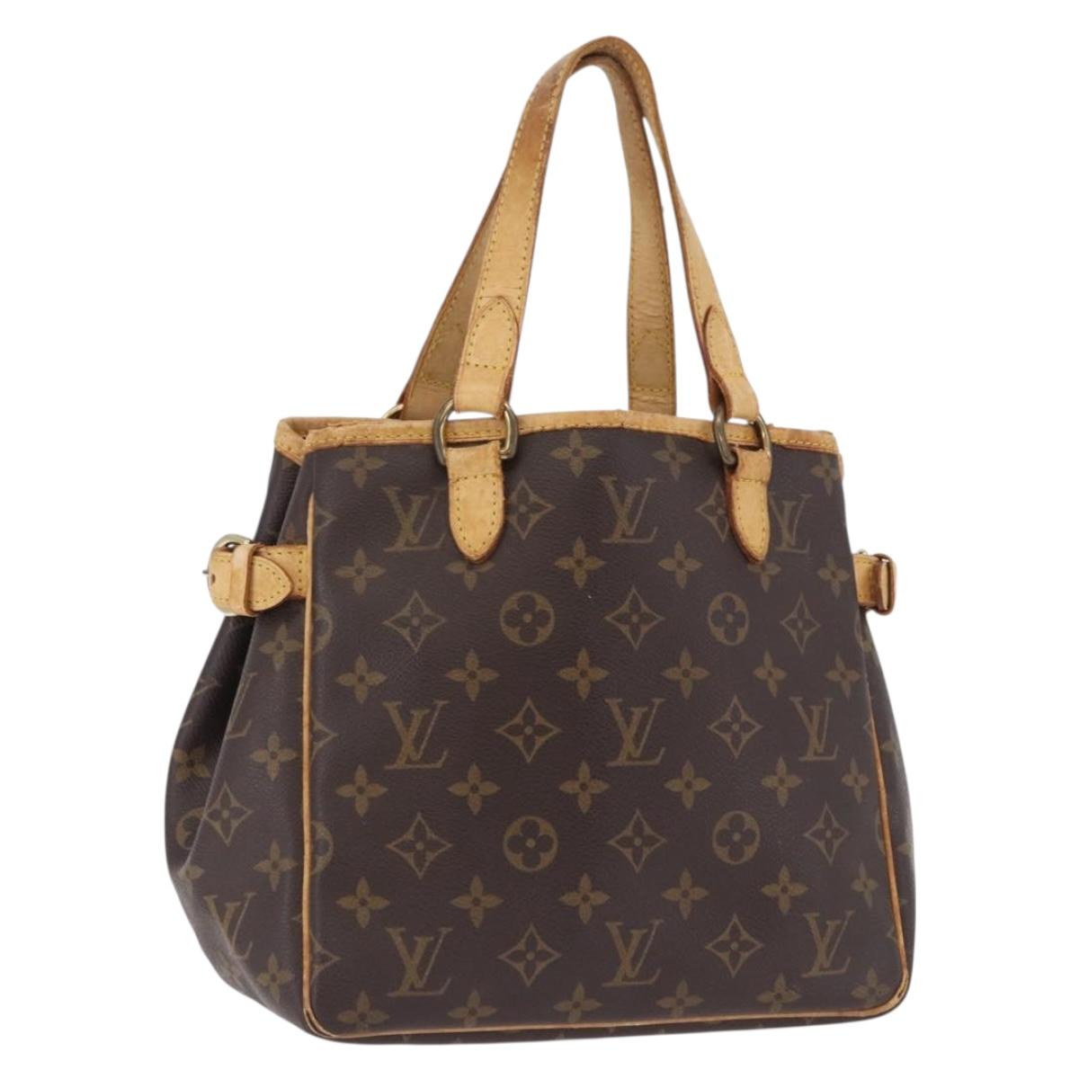 LOUIS VUITTON Monogram Batignolles Vertical Tote Bag M51153 LV Auth ki6784
