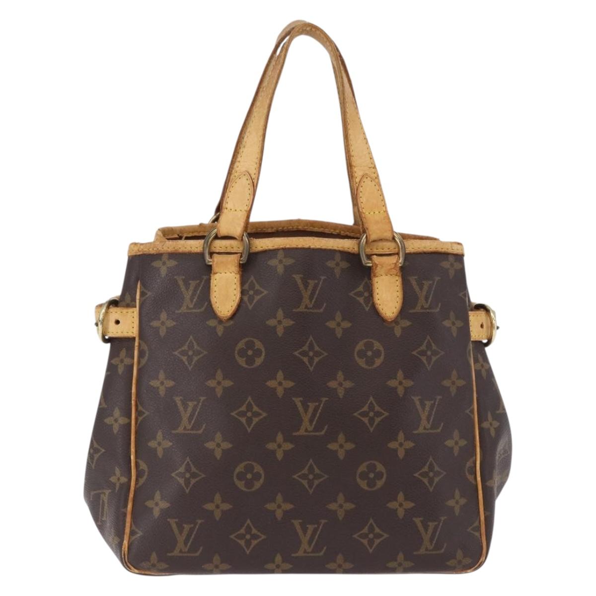 LOUIS VUITTON Monogram Batignolles Vertical Tote Bag M51153 LV Auth ki6784