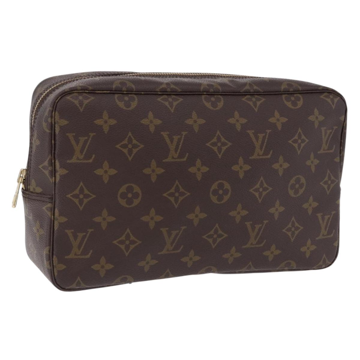 LOUIS VUITTON Monogram Trousse Toilette 28 Clutch Bag M47522 LV Auth ki6788V