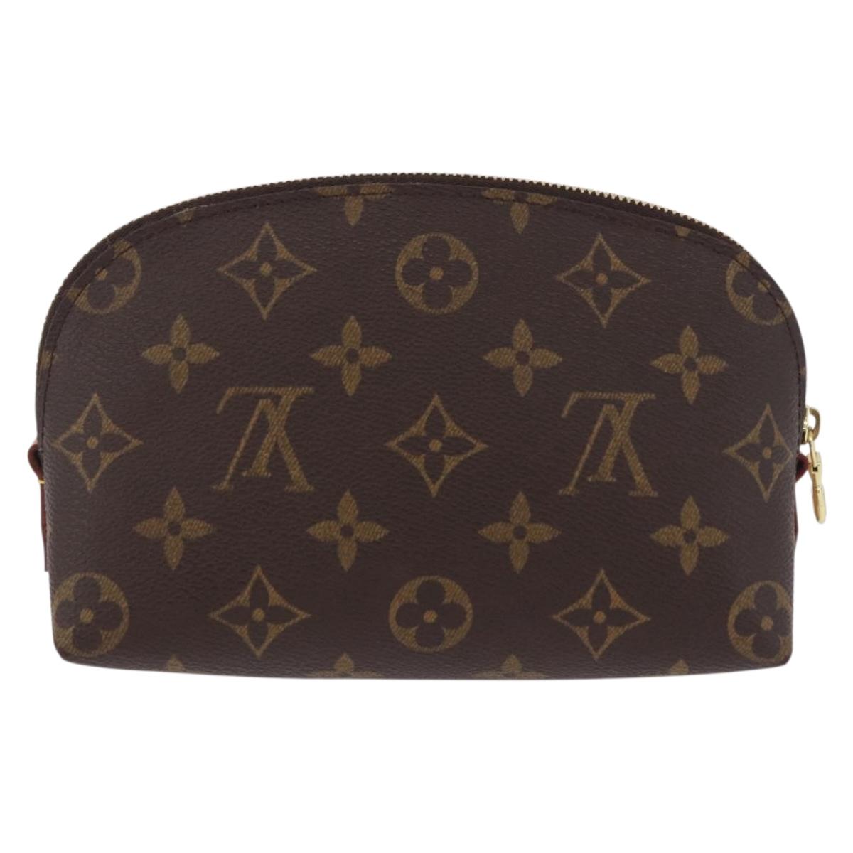 LOUIS VUITTON Pochette Cosmetic PM Cosmetic Pouch M47515 LV Auth ki6790V