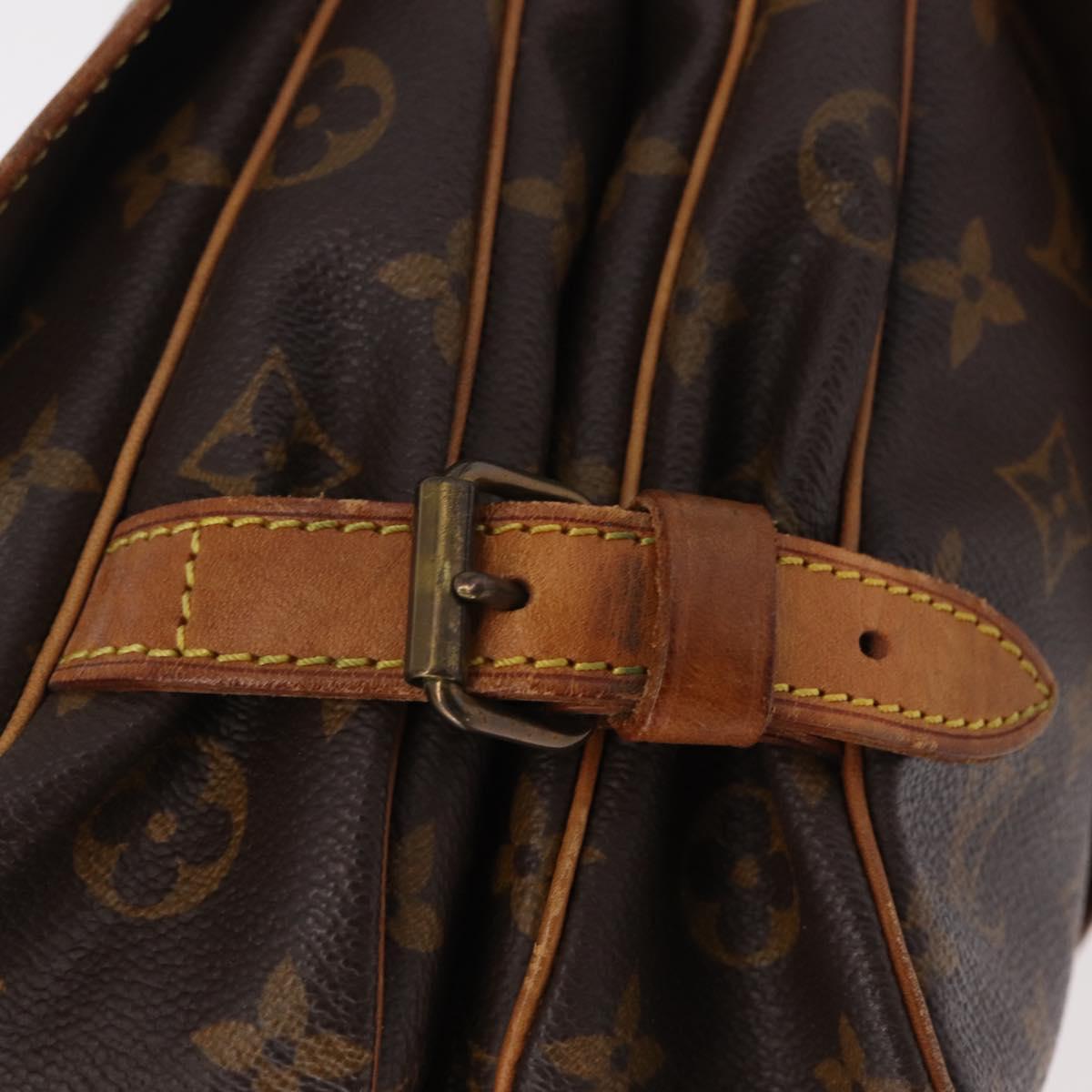 LOUIS VUITTON Monogram Saumur 30 Shoulder Bag M42256 LV Auth ki6796