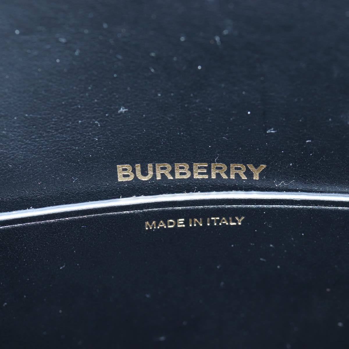 BURBERRY Nova Check Shoulder Bag Canvas Red Gold Auth ki6799M
