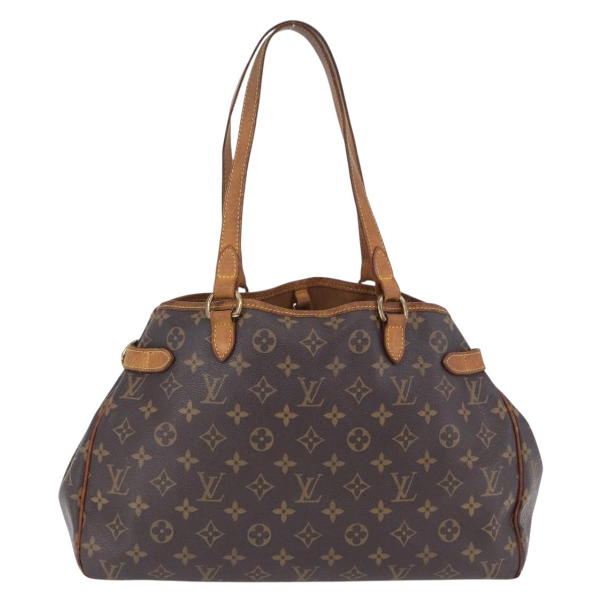 LOUIS VUITTON Monogram Batignolles Horizontal Tote Bag M51154 LV Auth ki6802