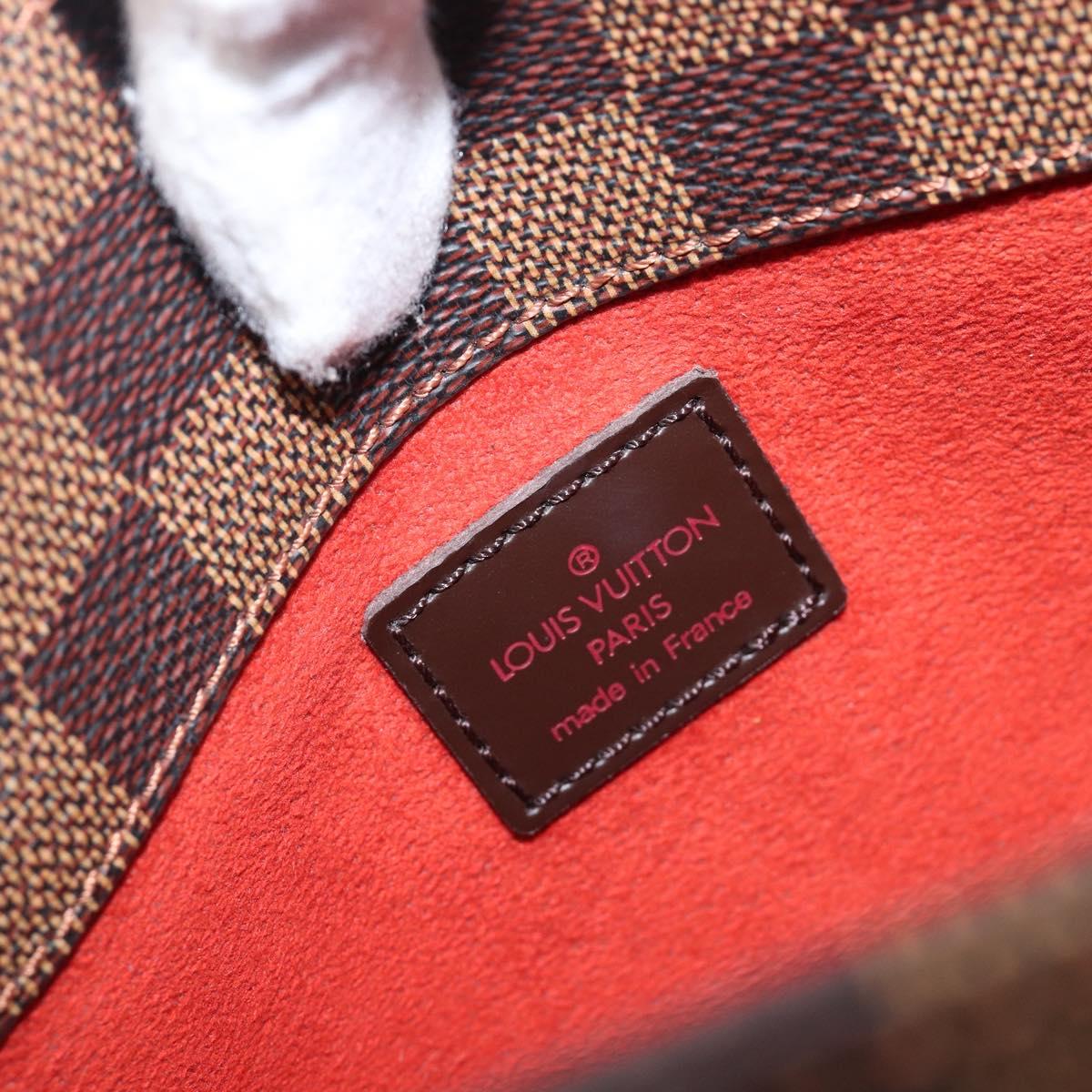 LOUIS VUITTON Damier Ebene Aubagne Shoulder Bag N51129 LV Auth ki6804M