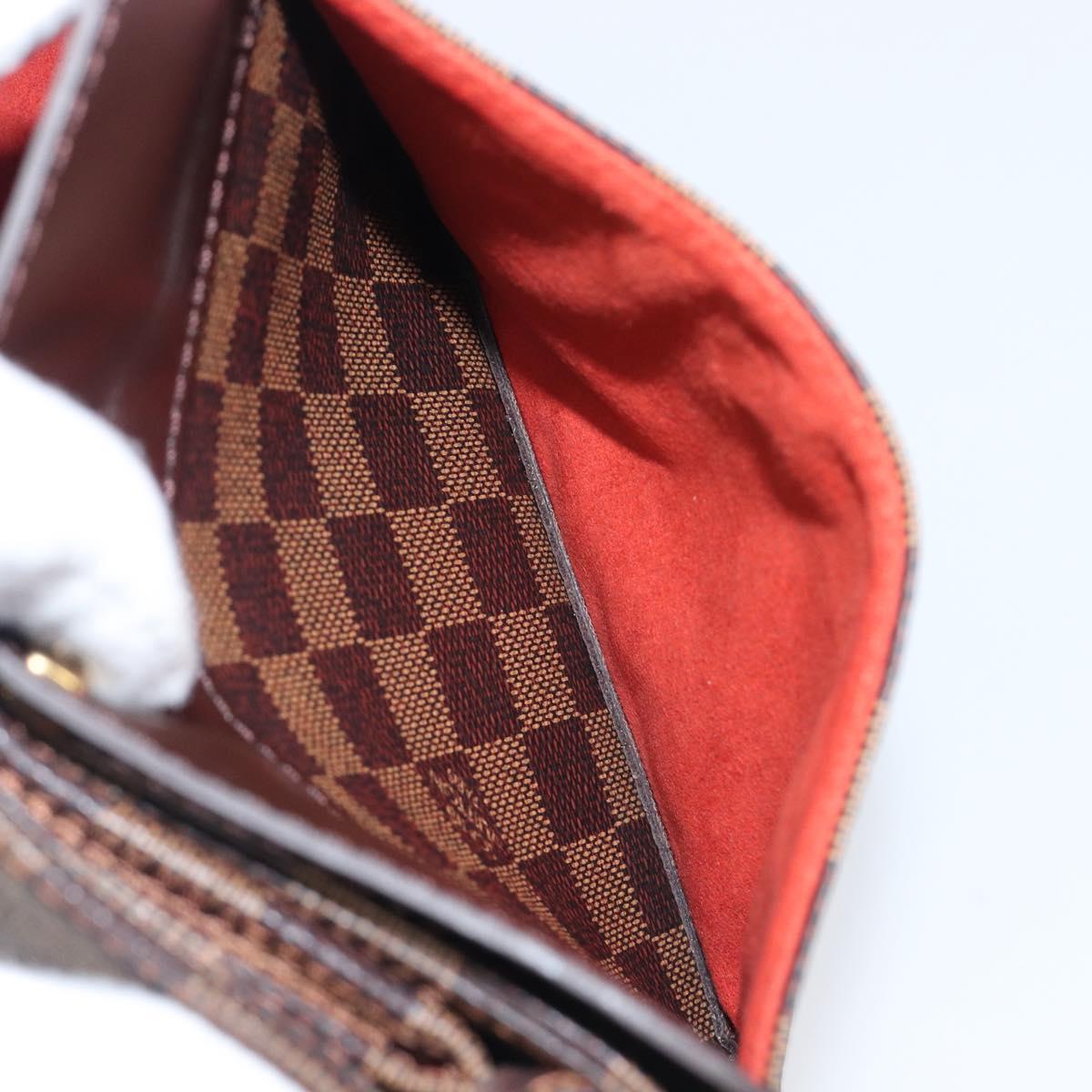 LOUIS VUITTON Damier Ebene Aubagne Shoulder Bag N51129 LV Auth ki6804M