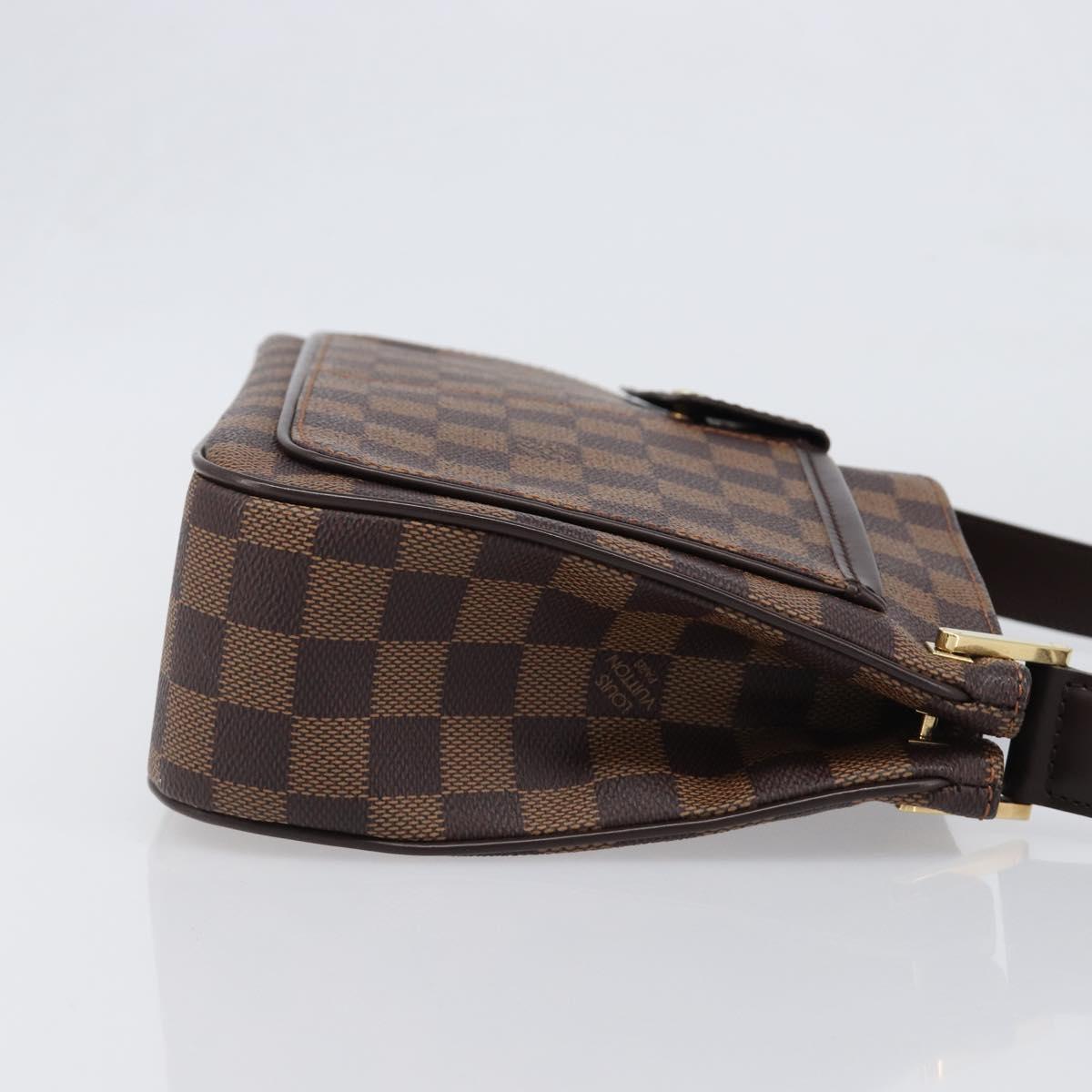 LOUIS VUITTON Damier Ebene Aubagne Shoulder Bag N51129 LV Auth ki6804M