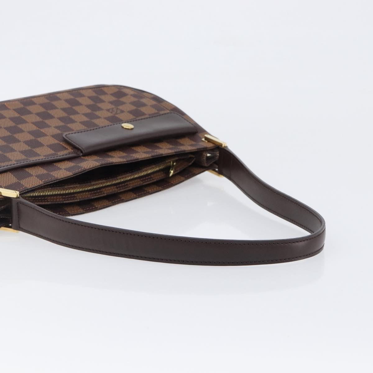 LOUIS VUITTON Damier Ebene Aubagne Shoulder Bag N51129 LV Auth ki6804M