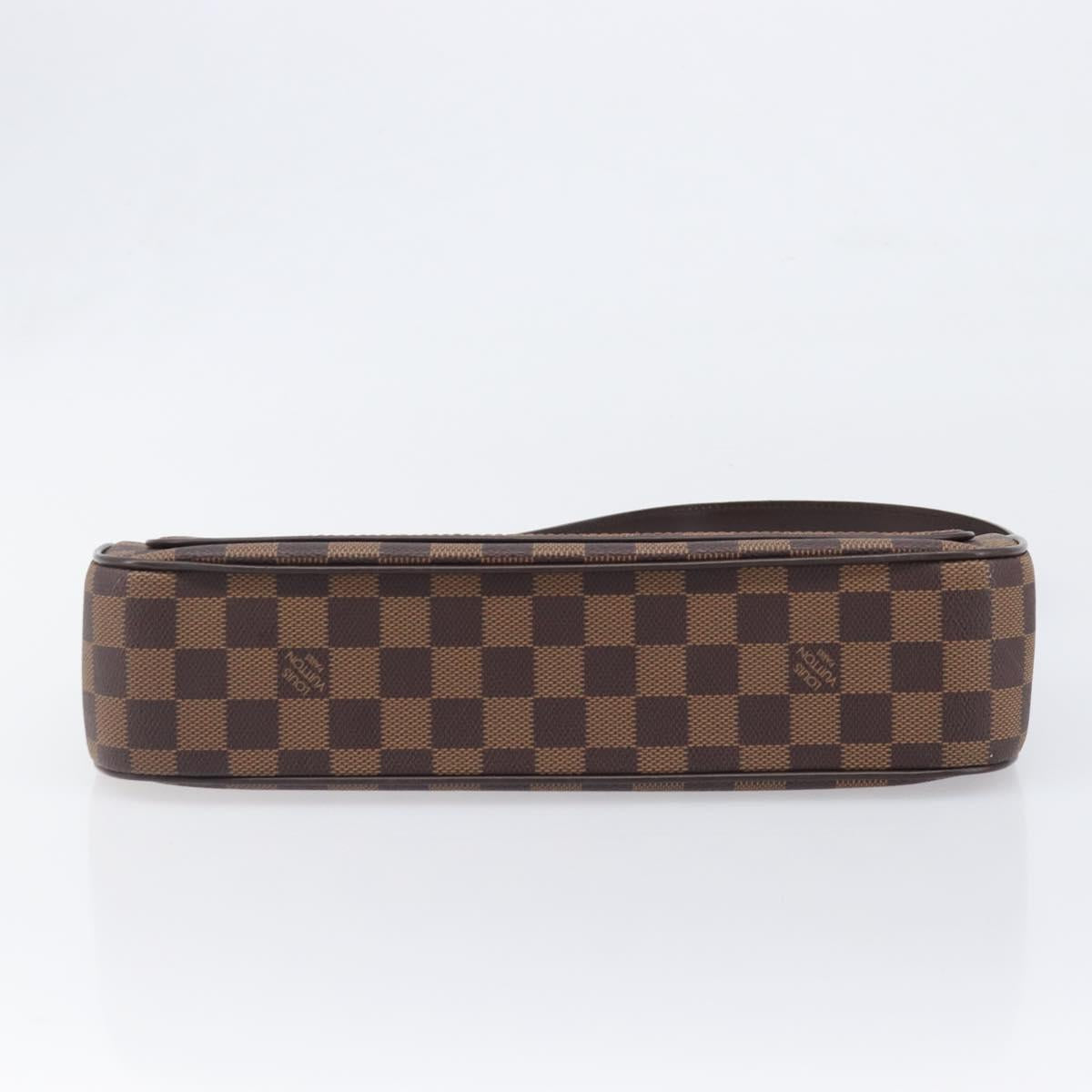 LOUIS VUITTON Damier Ebene Aubagne Shoulder Bag N51129 LV Auth ki6804M