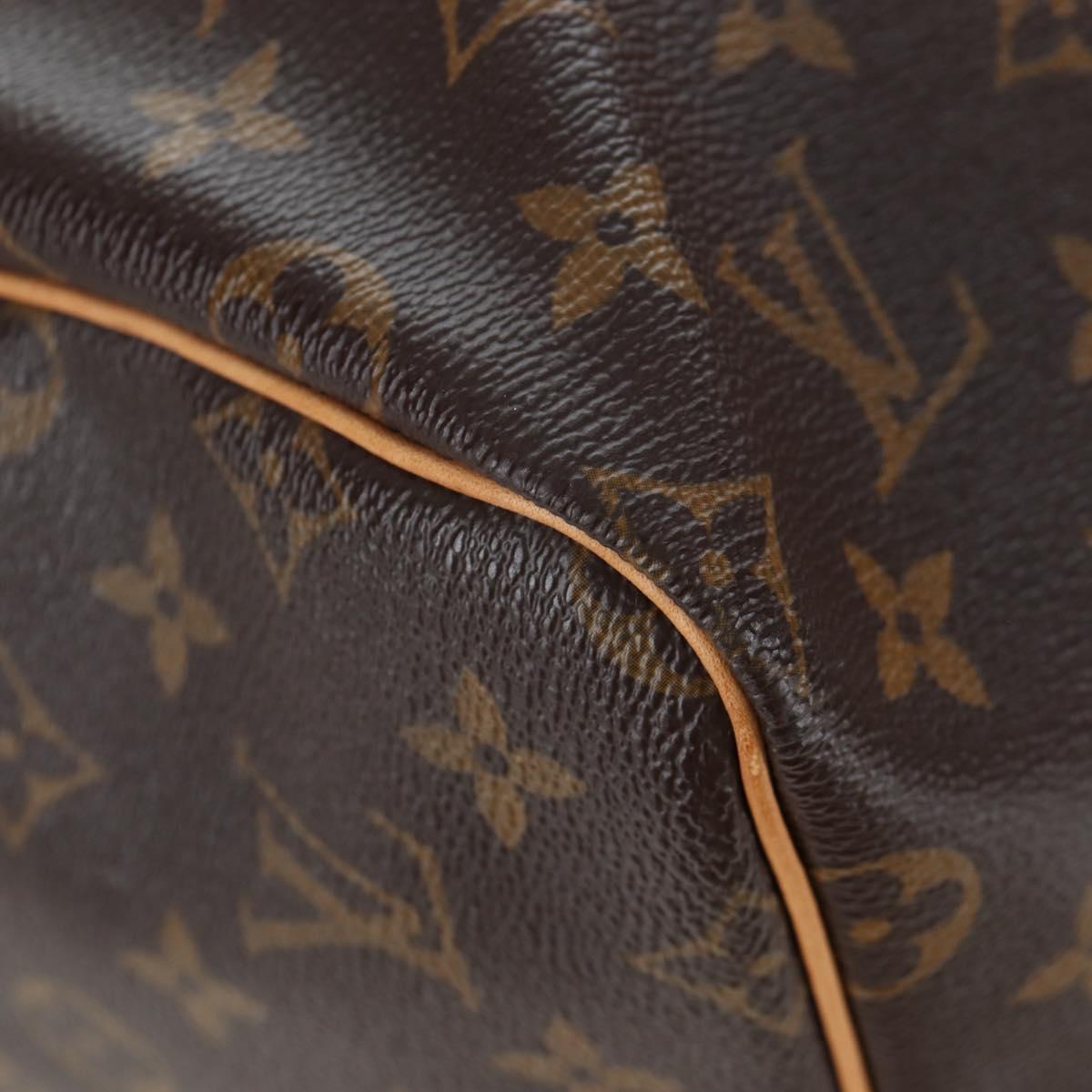 LOUIS VUITTON Monogram Keepall 55 Boston Bag M41424 LV Auth ki6805M