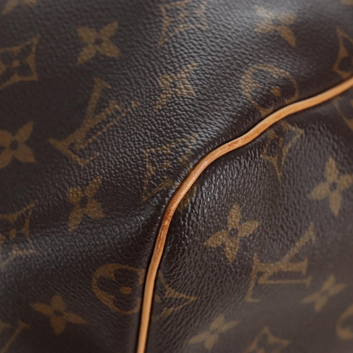 LOUIS VUITTON Monogram Keepall 55 Boston Bag M41424 LV Auth ki6805M