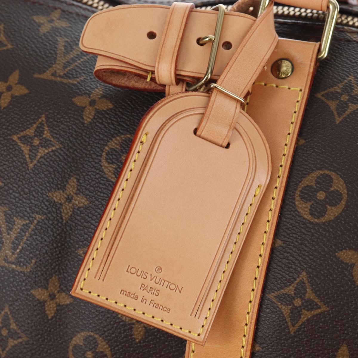 LOUIS VUITTON Monogram Keepall 55 Boston Bag M41424 LV Auth ki6805M