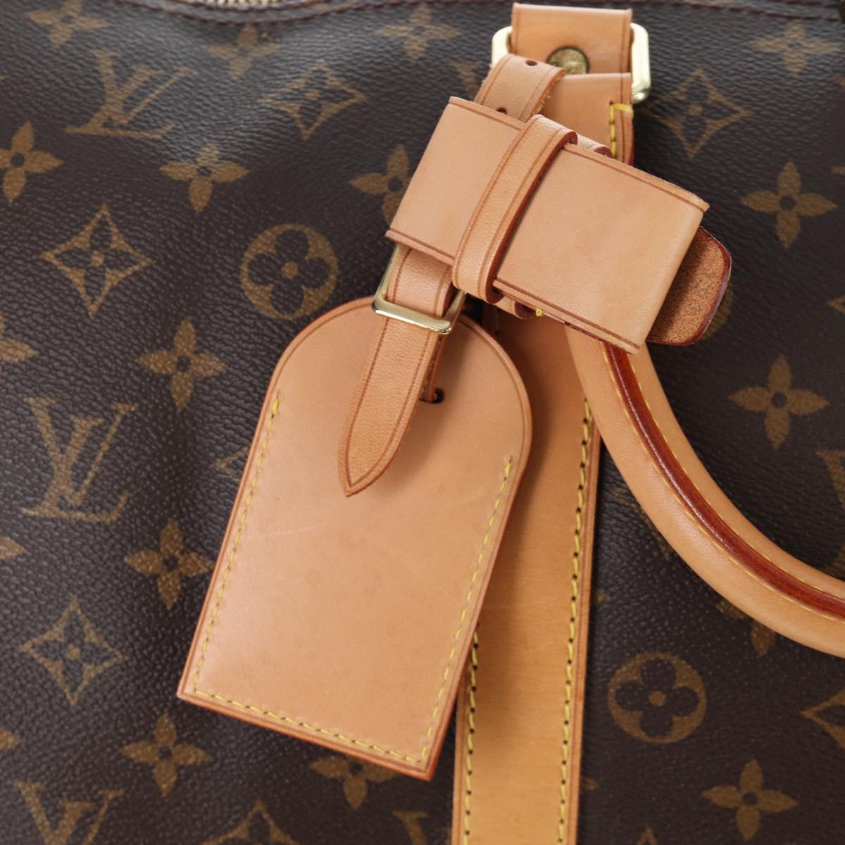 LOUIS VUITTON Monogram Keepall 55 Boston Bag M41424 LV Auth ki6805M