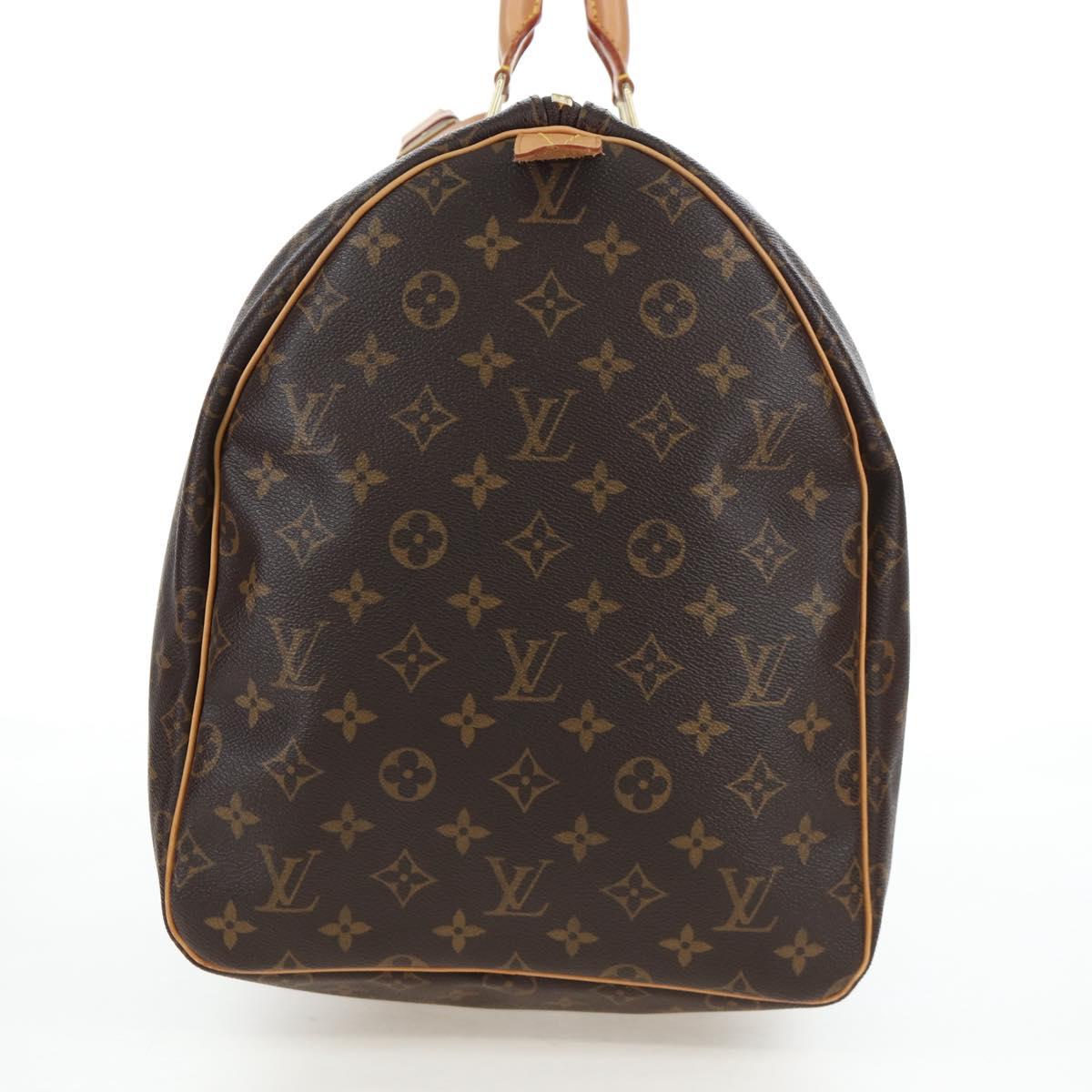 LOUIS VUITTON Monogram Keepall 55 Boston Bag M41424 LV Auth ki6805M