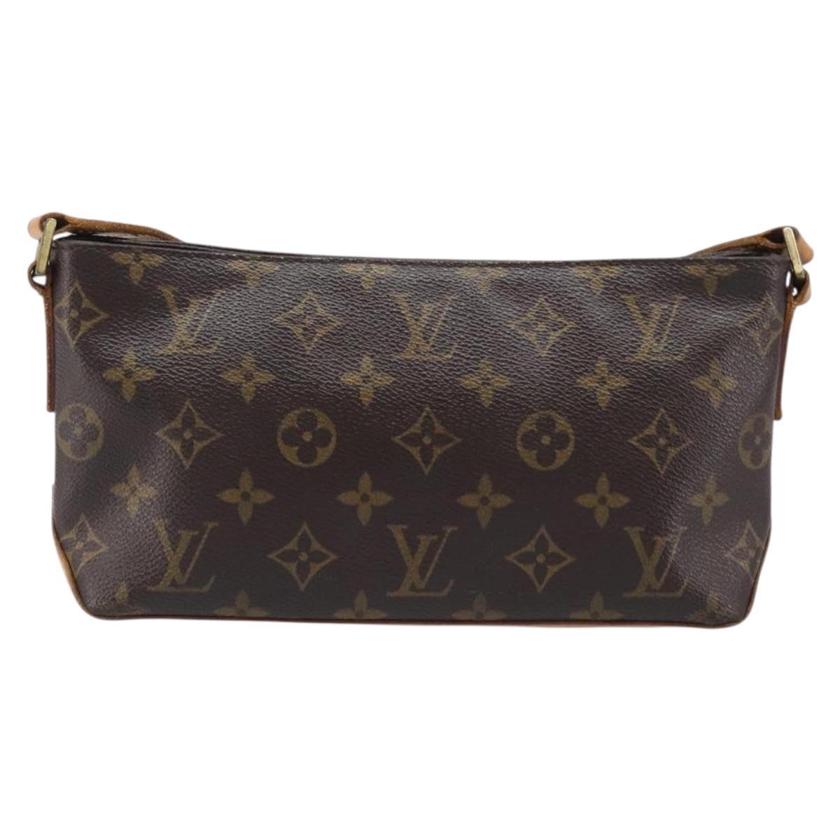 LOUIS VUITTON Monogram Trotteur Shoulder Bag M51240 LV Auth ki6817