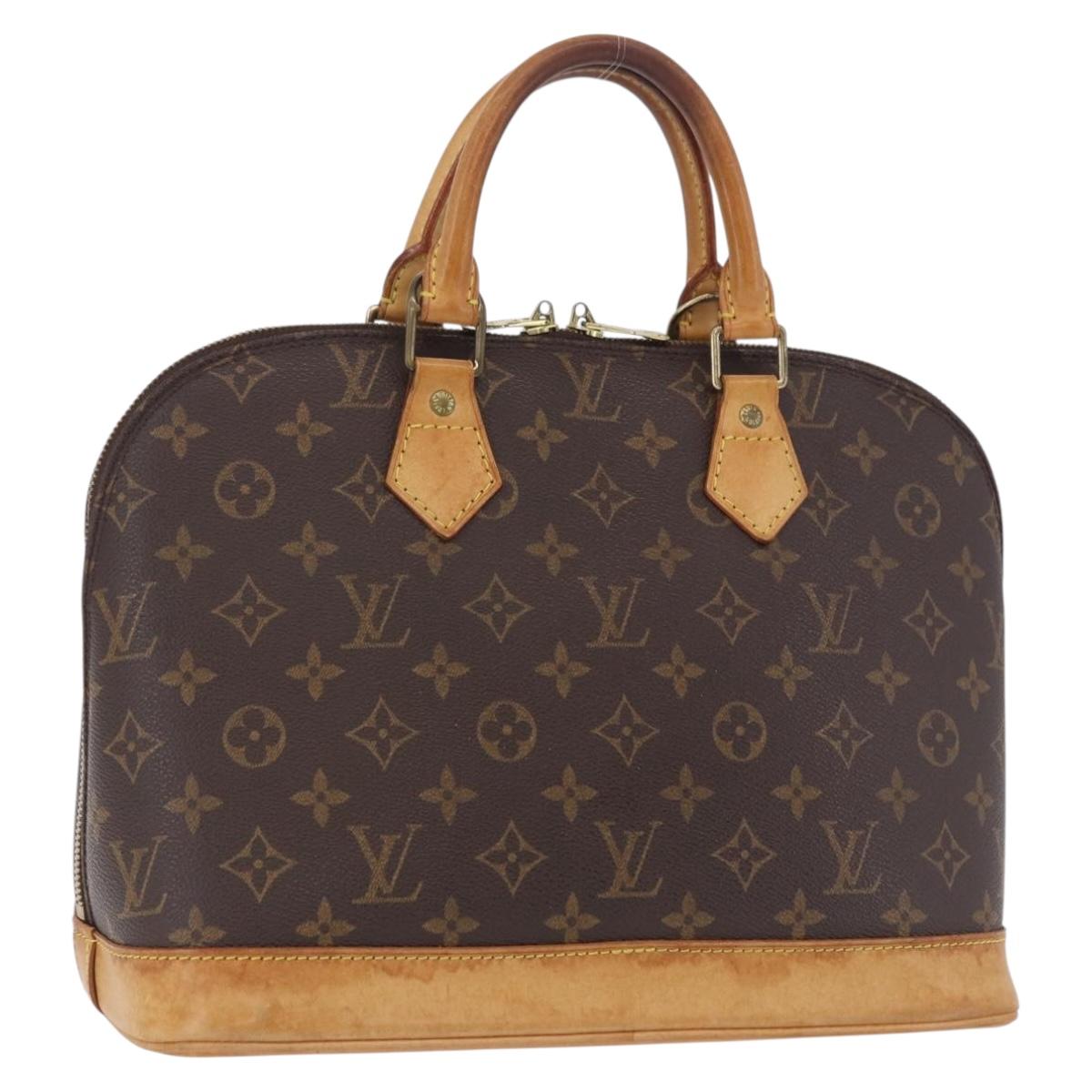 LOUIS VUITTON Monogram Alma Hand Bag M51130 LV Auth ki6819