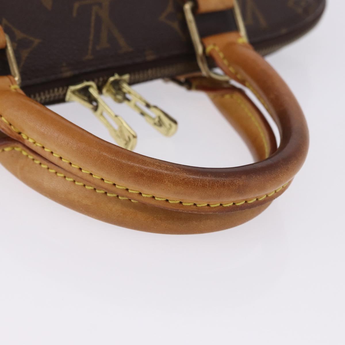 LOUIS VUITTON Monogram Alma Hand Bag M51130 LV Auth ki6819