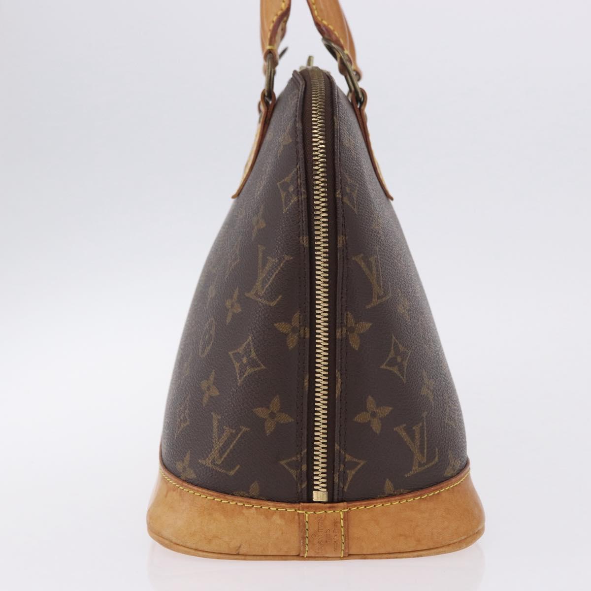 LOUIS VUITTON Monogram Alma Hand Bag M51130 LV Auth ki6819