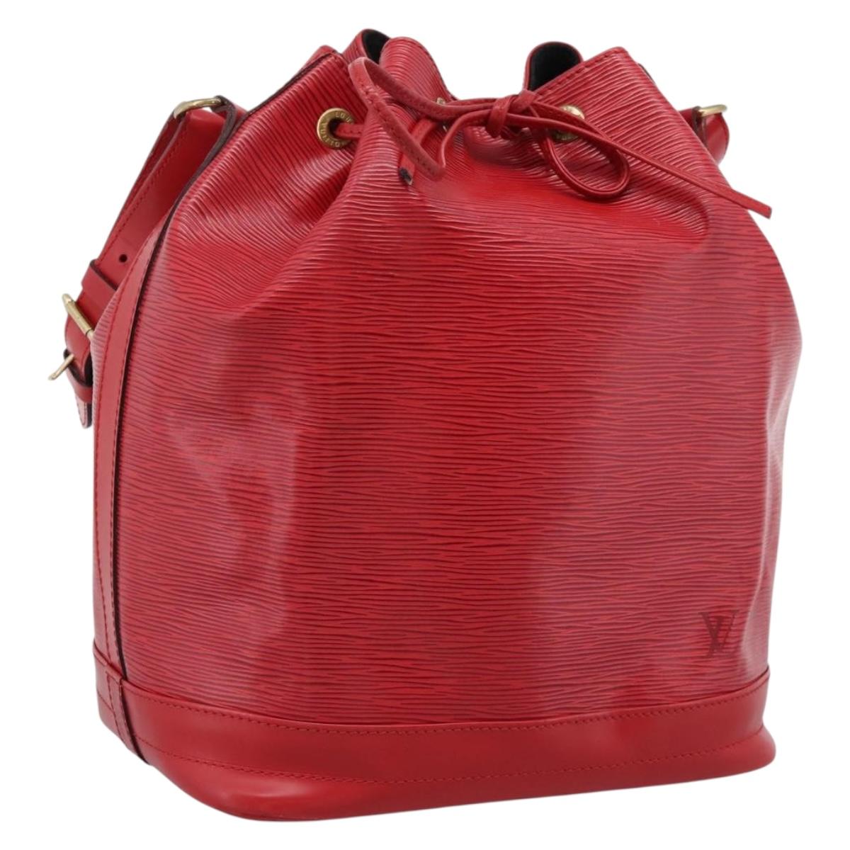 LOUIS VUITTON Epi Noe Shoulder Bag Red M44007 LV Auth ki6821A