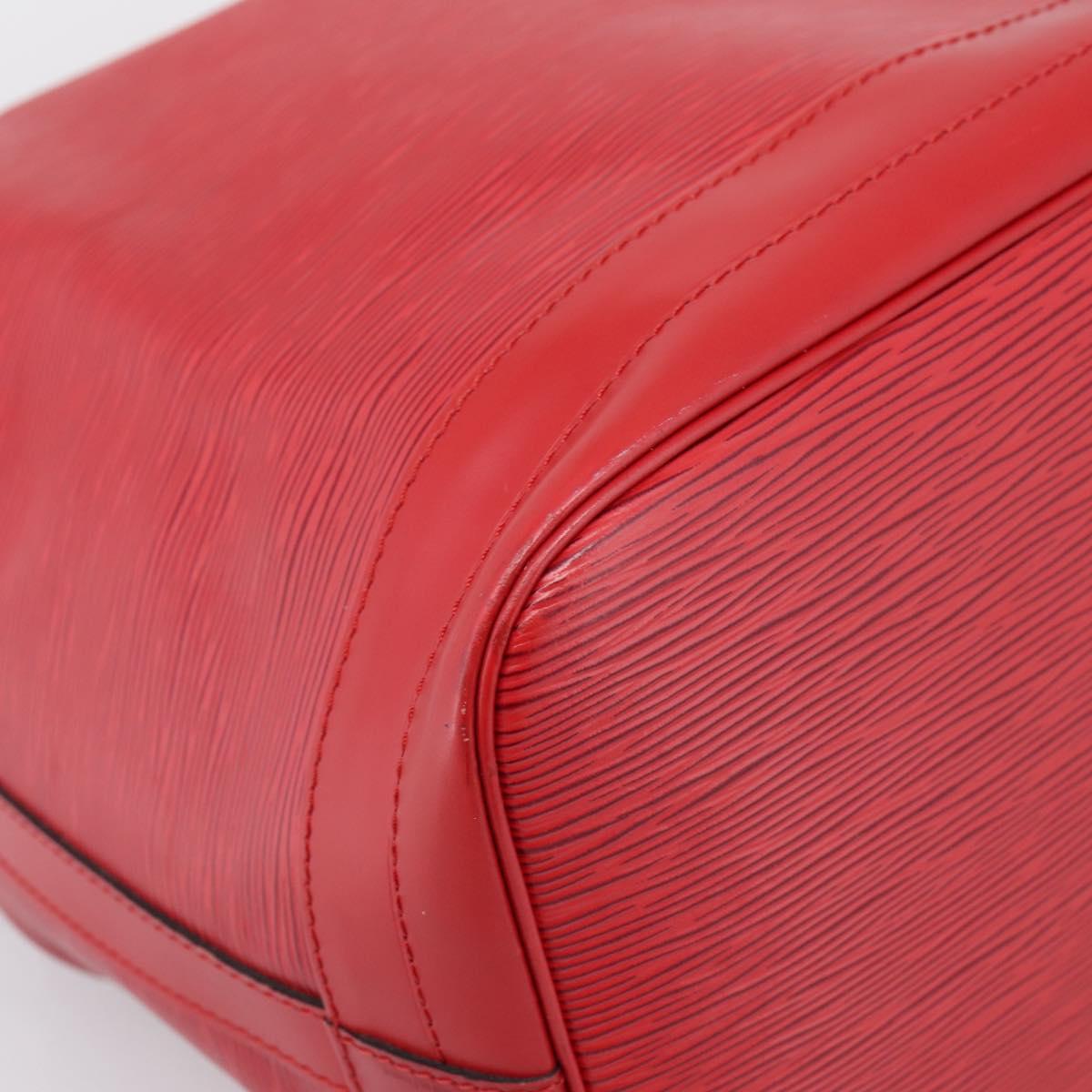 LOUIS VUITTON Epi Noe Shoulder Bag Red M44007 LV Auth ki6821A