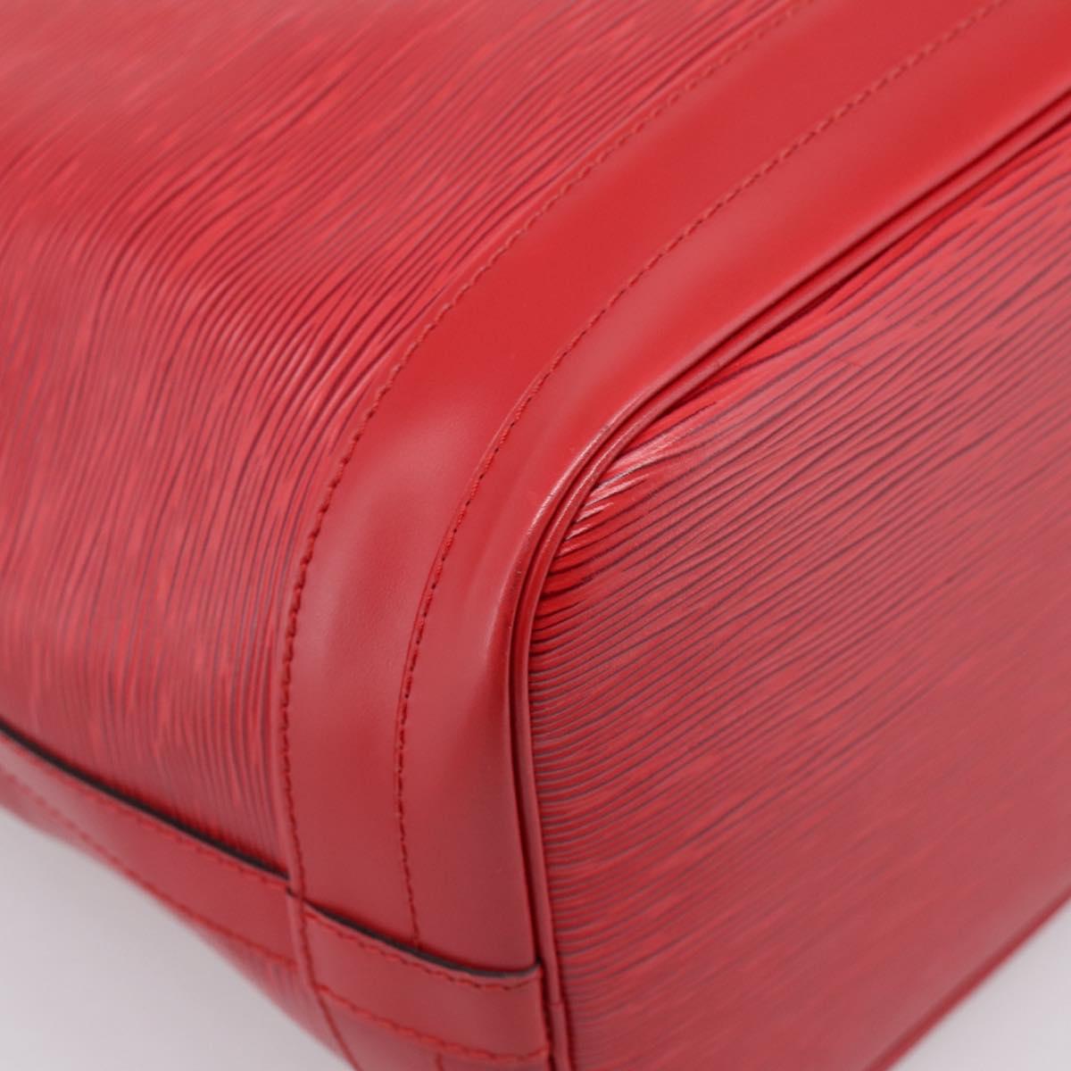 LOUIS VUITTON Epi Noe Shoulder Bag Red M44007 LV Auth ki6821A