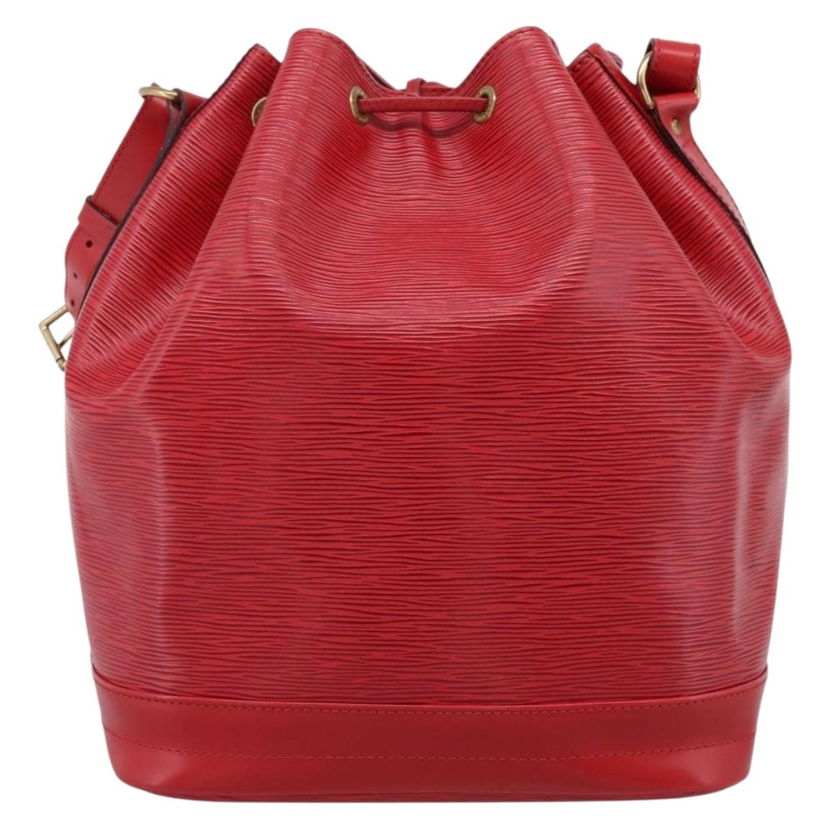 LOUIS VUITTON Epi Noe Shoulder Bag Red M44007 LV Auth ki6821A