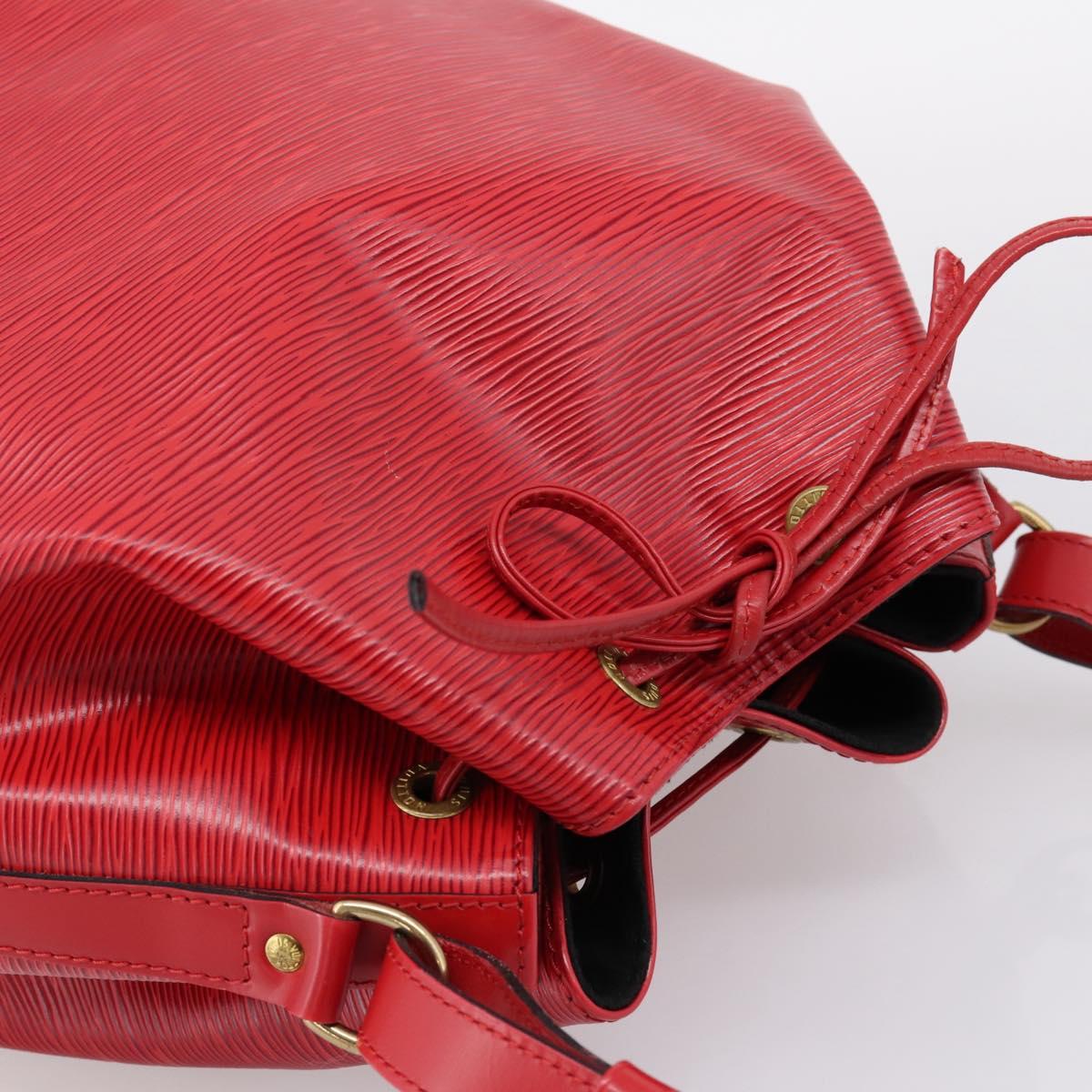 LOUIS VUITTON Epi Noe Shoulder Bag Red M44007 LV Auth ki6821A