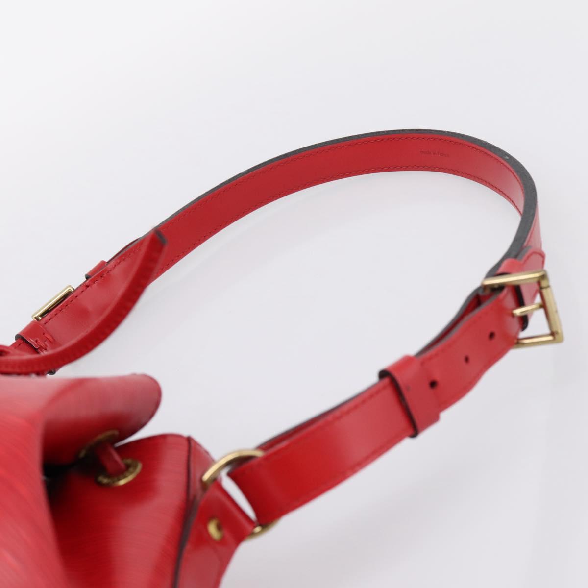 LOUIS VUITTON Epi Noe Shoulder Bag Red M44007 LV Auth ki6821A