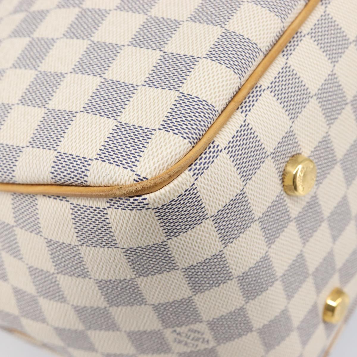 LOUIS VUITTON Damier Azur Figueri GM Tote Bag N41175 LV Auth ki6824V