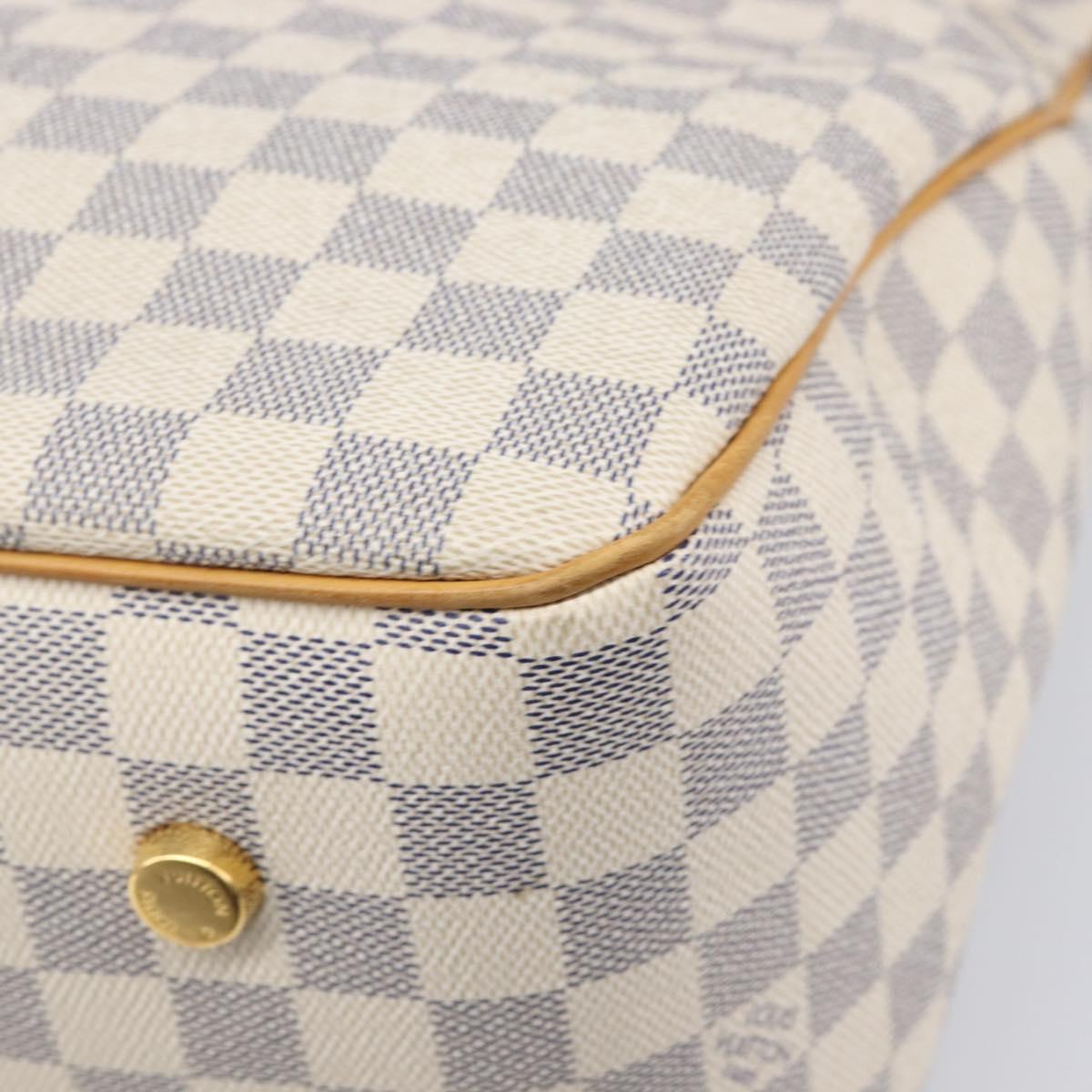 LOUIS VUITTON Damier Azur Figueri GM Tote Bag N41175 LV Auth ki6824V