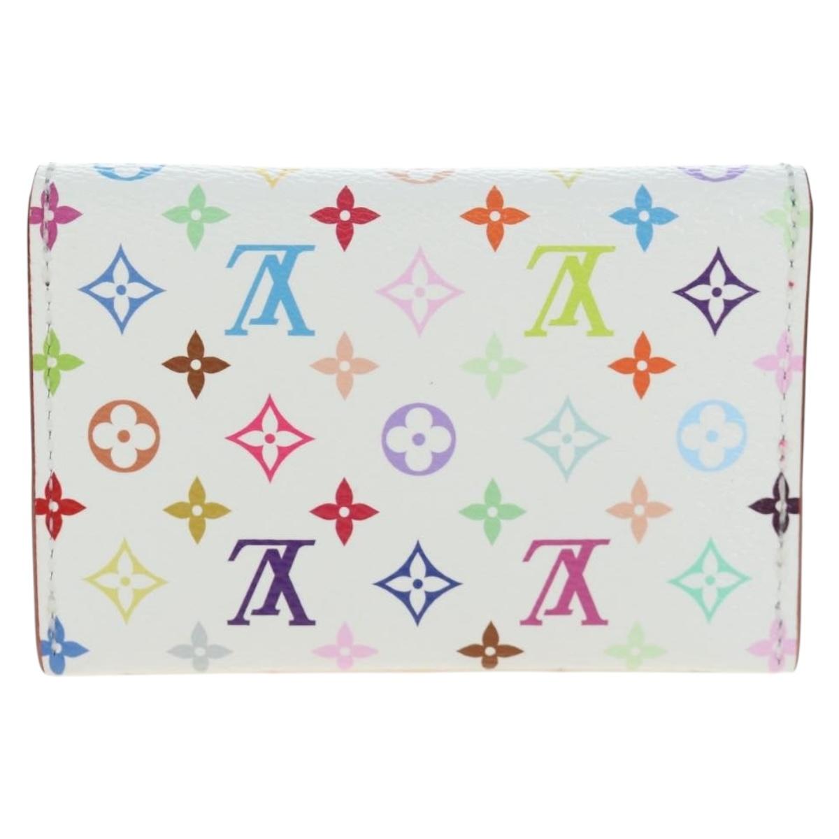 LOUIS VUITTON Multicolor Porte Cartes Slim Card Case M27495 LV Auth ki6835M