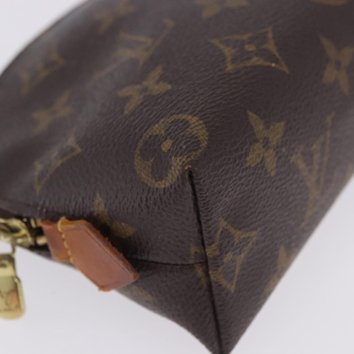 LOUIS VUITTON Monogram Pochette Cosmetic PM Pouch M43998 LV Auth ki6837