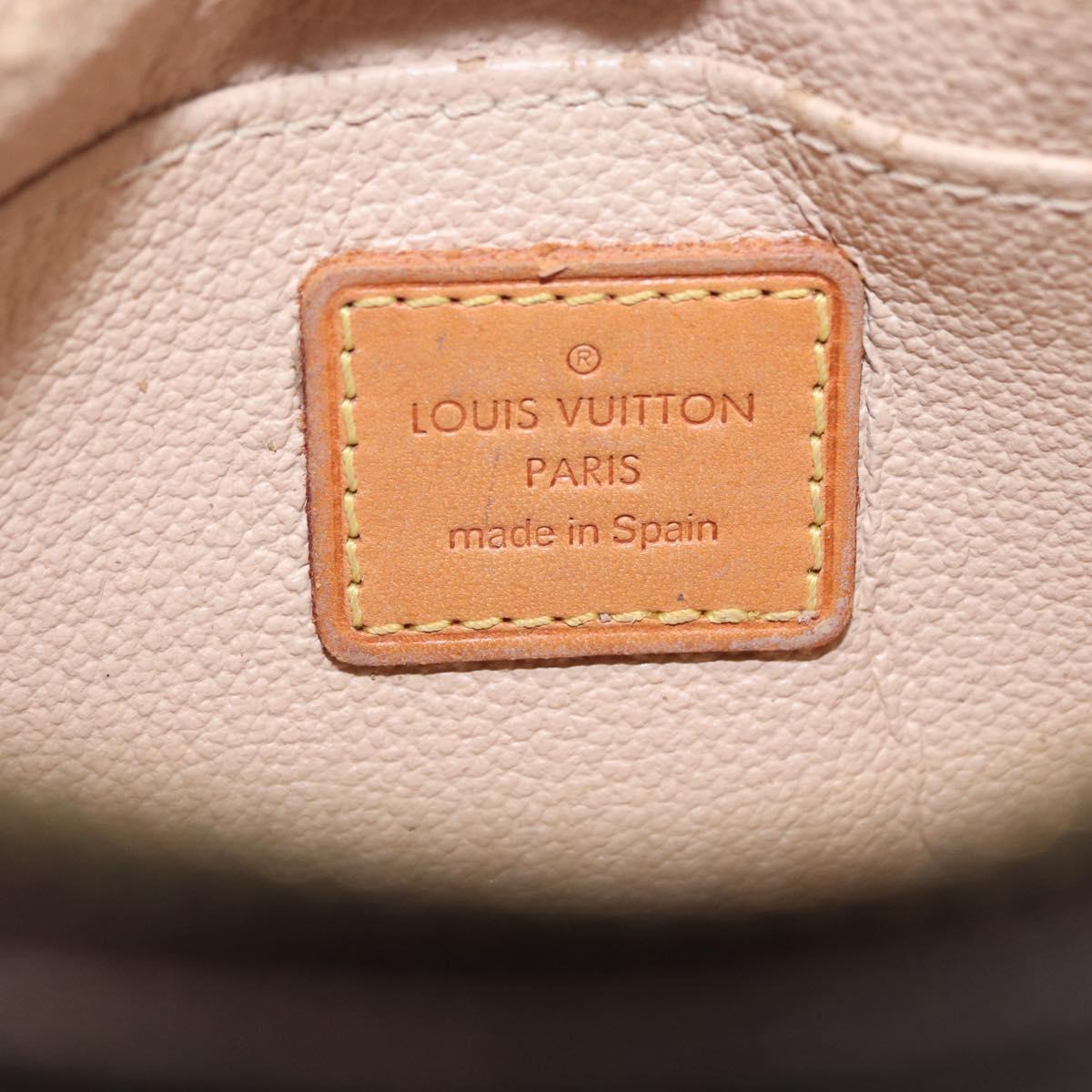 LOUIS VUITTON Monogram Pochette Cosmetic PM Pouch M43998 LV Auth ki6837