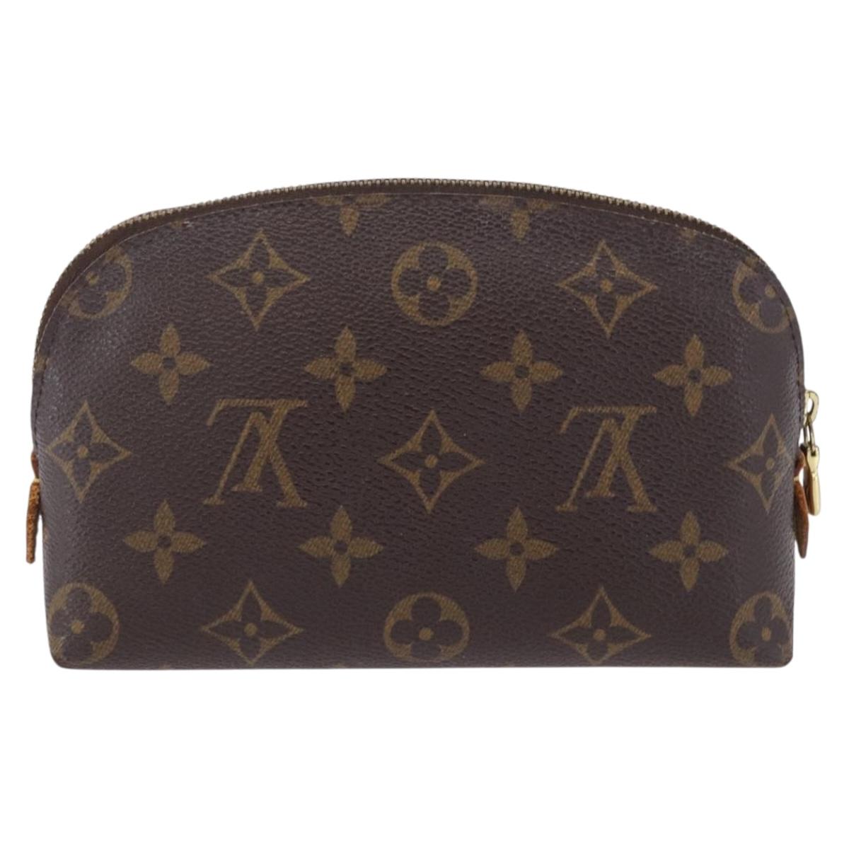 LOUIS VUITTON Monogram Pochette Cosmetic PM Pouch M43998 LV Auth ki6837