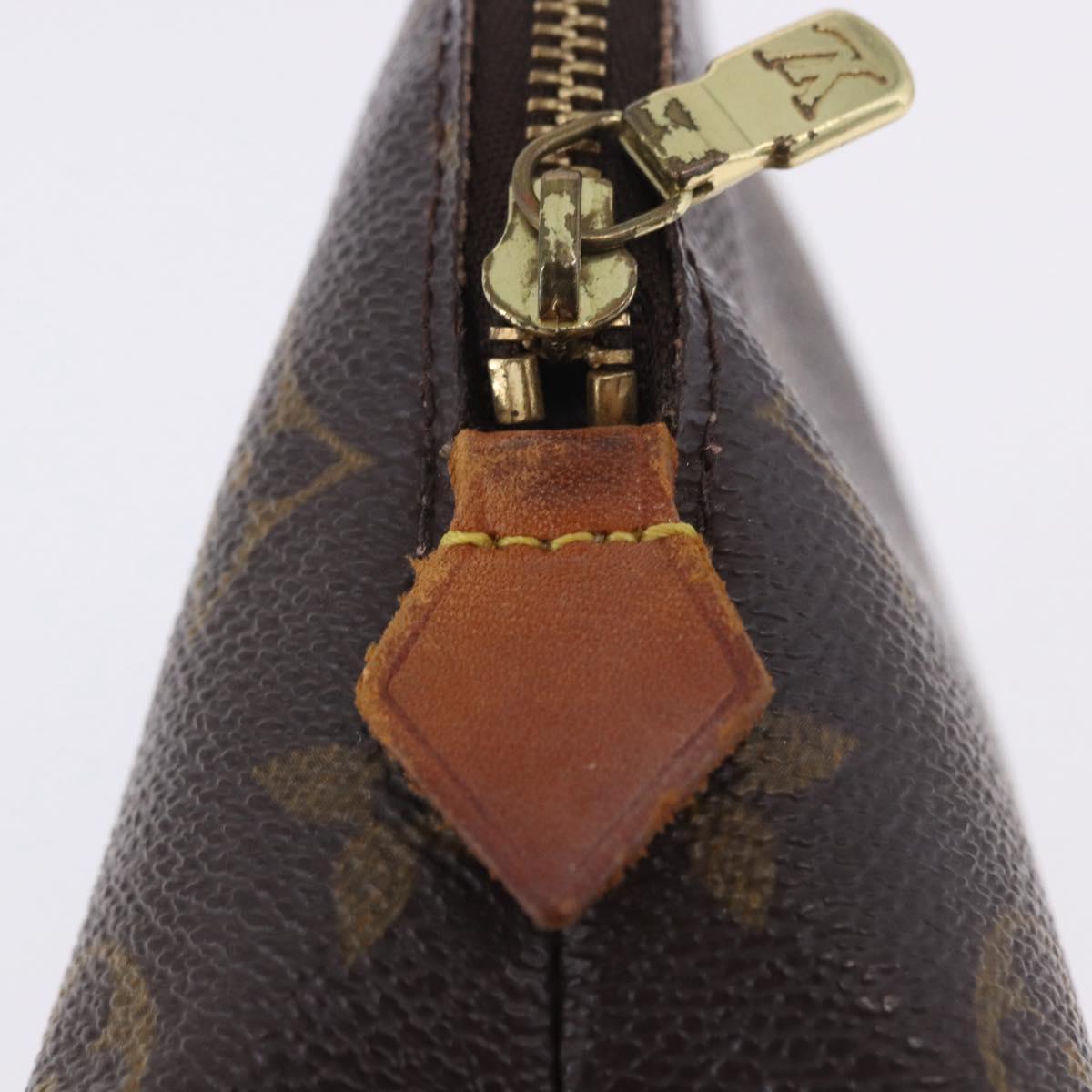 LOUIS VUITTON Monogram Pochette Cosmetic PM Pouch M43998 LV Auth ki6837