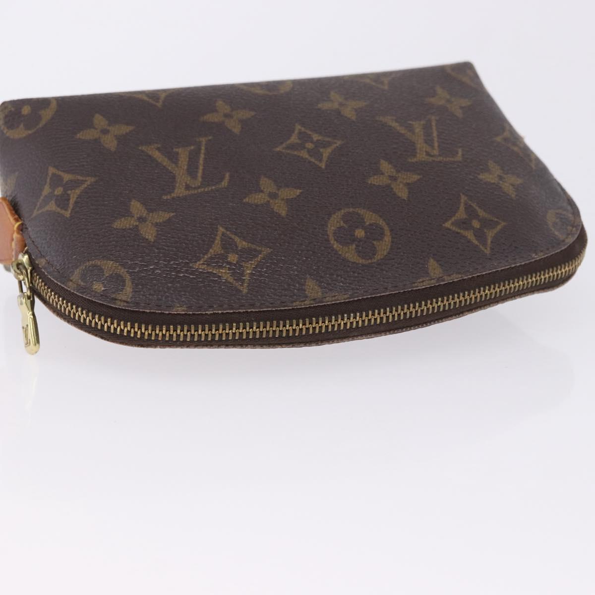 LOUIS VUITTON Monogram Pochette Cosmetic PM Pouch M43998 LV Auth ki6837