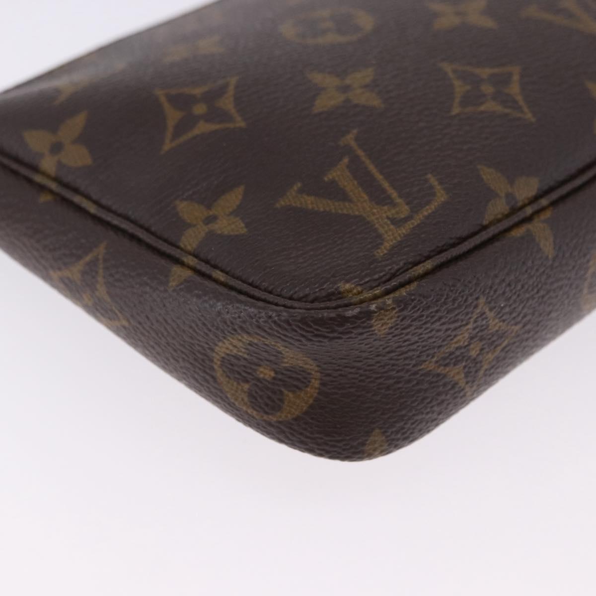 LOUIS VUITTON Monogram Pochette Accessoires Pouch M51980 LV Auth ki6843A