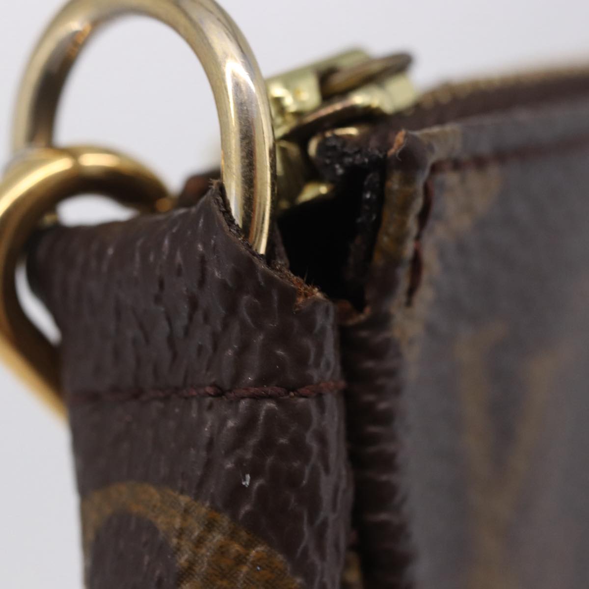LOUIS VUITTON Monogram Pochette Accessoires Pouch M51980 LV Auth ki6843A