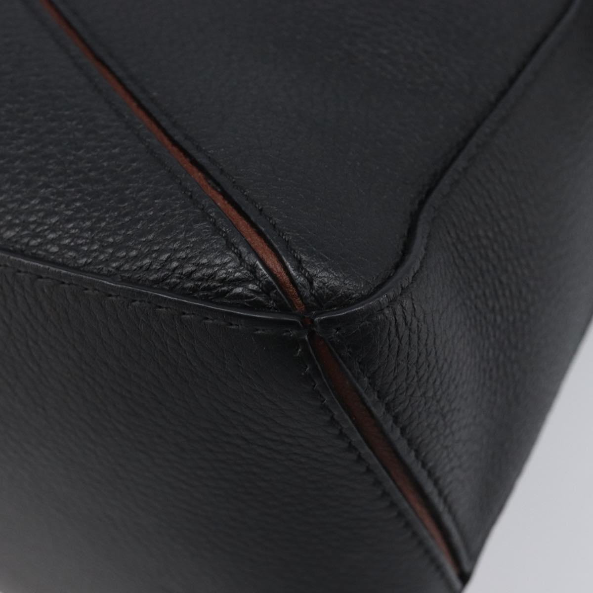 LOEWE Mini Puzzle Bag Ghibli Soot Sprites Leather 2way Brown Auth ki6844SM